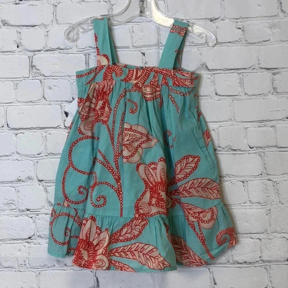 Girls Baby Gap Blue Summer Dress 18-24M - Picture 1 of 7